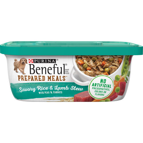 Purina Beneful Prepared Meals Savory Rice & Lamb Stew 10oz