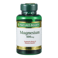 Nature's Bounty Magnesium 400mg (75 rapid release softgels)