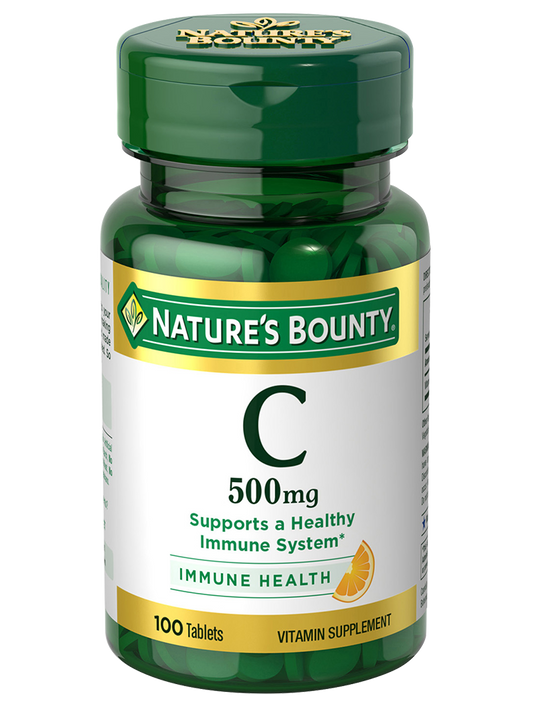 Nature's Bounty Vitamin C-500mg (100 tablets)