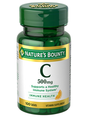 Nature's Bounty Vitamin C-500mg (100 tablets)