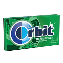 Wrigleys Orbit Spearmint Gum Sugarfree 14pieces