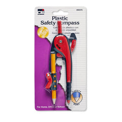 Cli Plastic Safety Compass Assorted Colors 1ct