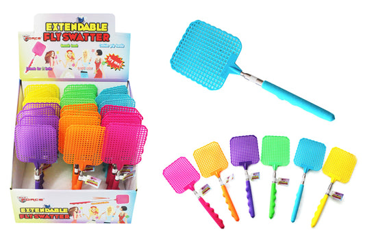 Extendable Fly Swatter Assorted Colors