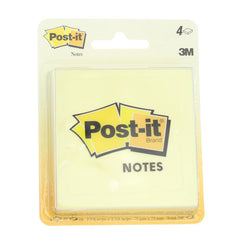 Post-It Yellow Note Pads 4pk-50ea