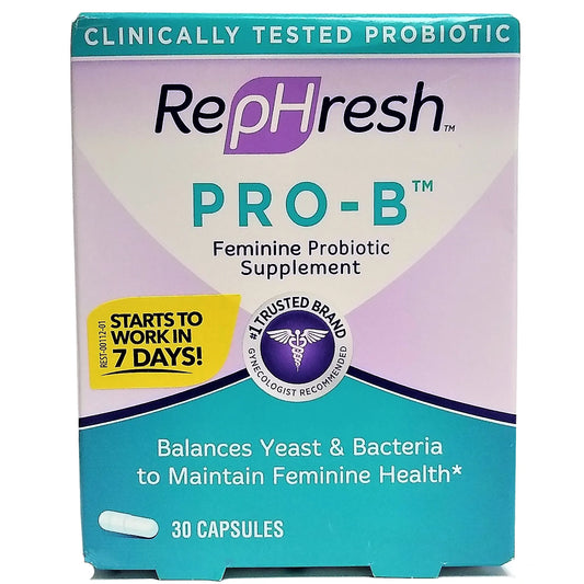 Rephresh Pro-B Feminine Probiotic Supplement (30 capsules)