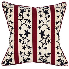 Americana Stars Pillow 18"x18"