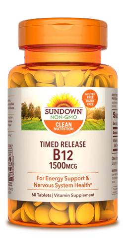 Sundance Time Release B-12 1500mcg (60 tablets)