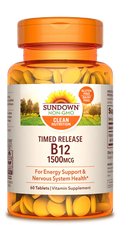 Sundance Time Release B-12 1500mcg (60 tablets)