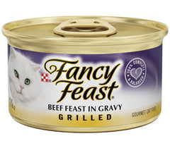 Fancy Feast Beef Feast in Gravy Grilled 3oz