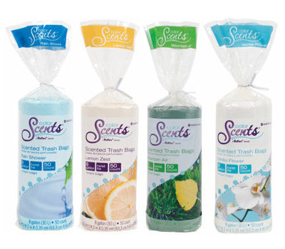 Color Scents Scented Trash Bags 8Gal Twist Tie 50ct (Asst Scents) 1ea