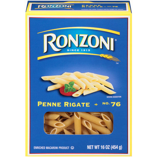 Ronzoni Penne Rigate 16oz