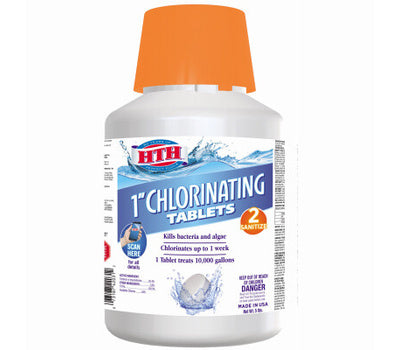 HTH 1" Chlorinating Tablets 4-in-1 action 5lbs