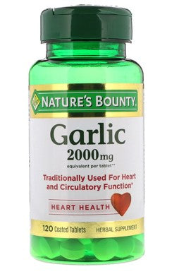 Nature's Bounty Garlic 2000mg (120 coated tablets)