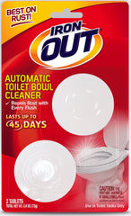 Iron Out Automatic Toilet Bowl Cleaner 2ct