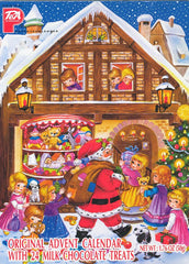 Original Advent Calendar w/ 24 Milk Chocolate Treats 1.76oz