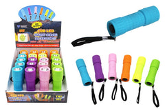 Cob Led Crazy Color Flashlight Poly Pk