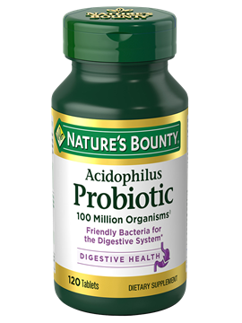 Nature's Bounty Acidophilus Probiotic 0.5mg (120 tablets)