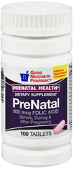 Good Neighbor Pharmacy Prenatal with Folic Acid (100 tablets)