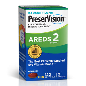 PreserVision AREDS 2 Vitamin & Mineral Supplement Mini 120softgels