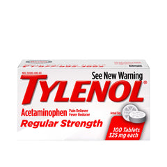 Tylenol Regular Strength 325mg (100 tablets)