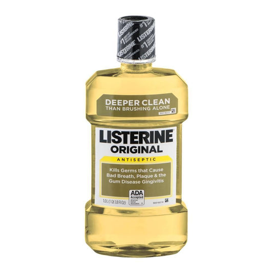 Listerine Original Mouthwash 1.0L