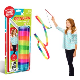 Rainbow Streamer Wand