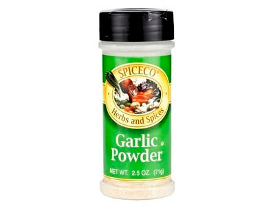 SPICECO GARLIC POWDER 2.5oz