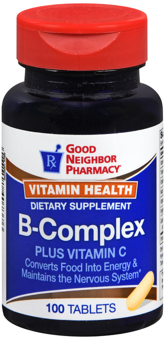 Good Neighbor Pharmacy B-complex Plus Vitamin C (100 tablets)