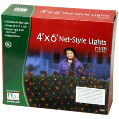 Holiday Wonderland Net-Style Lights 150 Multi Bulbs