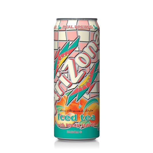 Arizona Can Iced Tea with Peach Flavor 23fl oz