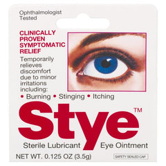 Stye Sterile Lubricating Eye Ointment 0.125oz