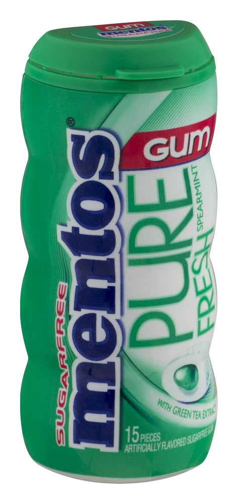 Mentos Pure Fresh Gum Spearmint Sugarfree 15pieces