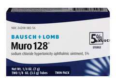 Bausch + Lomb Muro128 Ointment 5% (Twin Pack 1.4oz each)