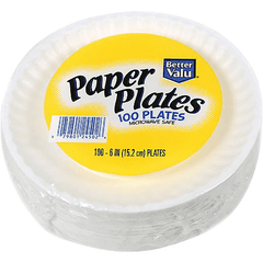 Paper Plates 6" 100ct