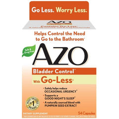 Azo Bladder Control With Go-Less Capsules 54ct