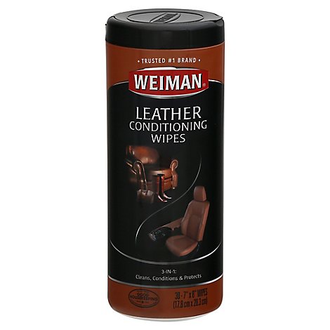 Weiman Leather Conditioning Wipes 30ct