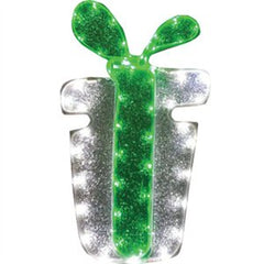 Holiday Wonderland 18" Gift Box Window Decor Light