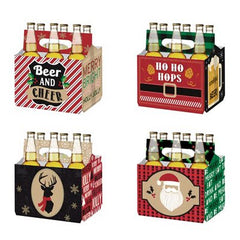 Christmas Beverage Carrier Assorted 1ct