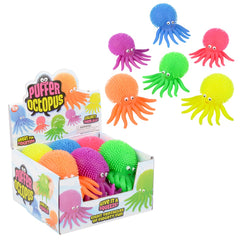 Puffer Octopus Asst Colors 1ct