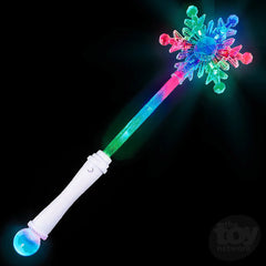 Snowflake Light Up Scepter Wand 15.5"