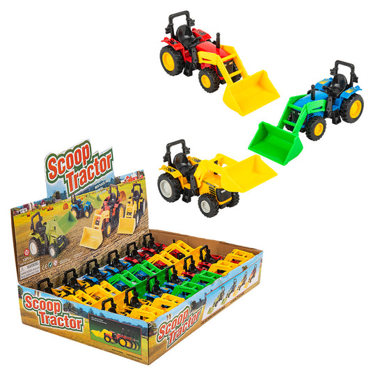 Scoop Tractor Assorted Colors 1ct
