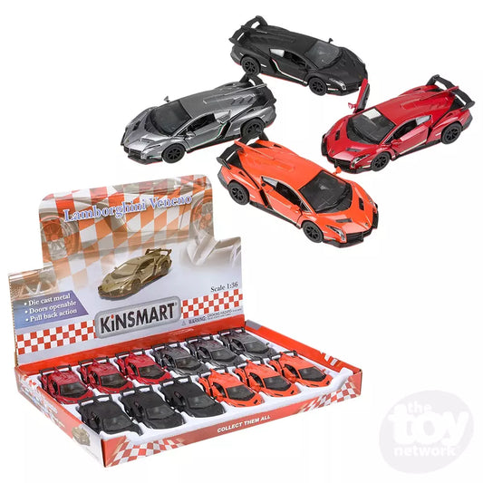 Kinsmart Lamborghini Venemo Assorted Colors 1ct