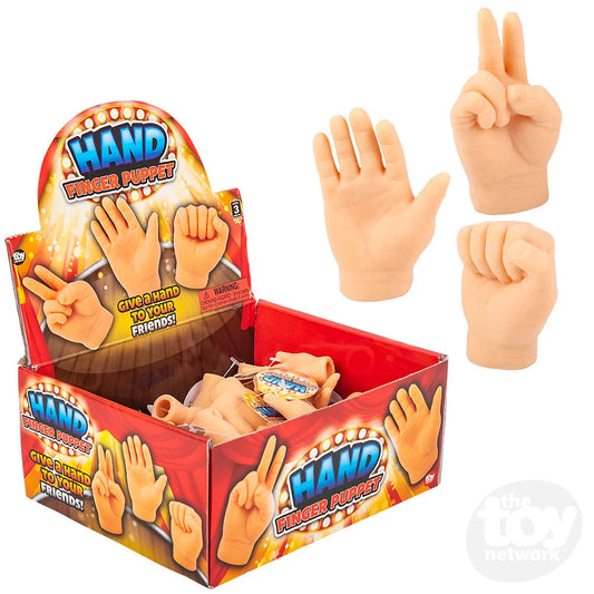 Hand Finger Puppet Assorted 1ct