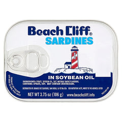 Beach Cliff Sardines in Soybean Oil 3.75oz