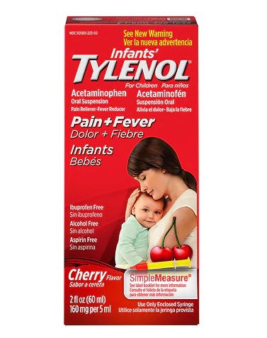 Infants' Tylenol Pain + Fever Cherry Flavor 2fl oz