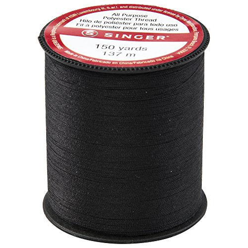 Singer Thread Poly Black