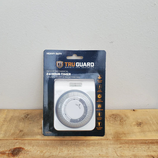 Tru Guard Indoor Mechanical 24 Hour Timer