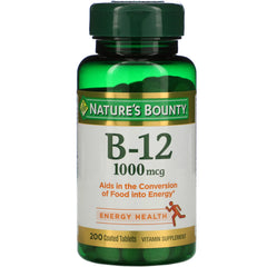 Nature's Bounty B-12 1000mcg (200 coated tablets)