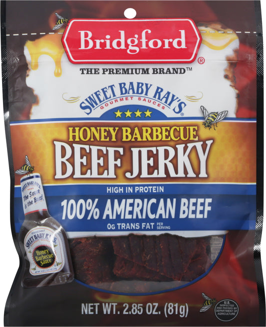 Bridgford Honey Barbecue Beef Jerky 2.85oz