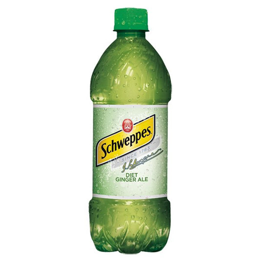 Schweppes Zero Ginger Ale 20oz